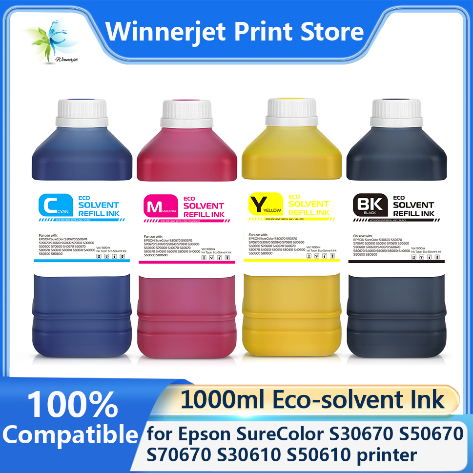 Eco Solvent Ink Cartridge - Экосольвентные чернила 1000 мл для принтеров