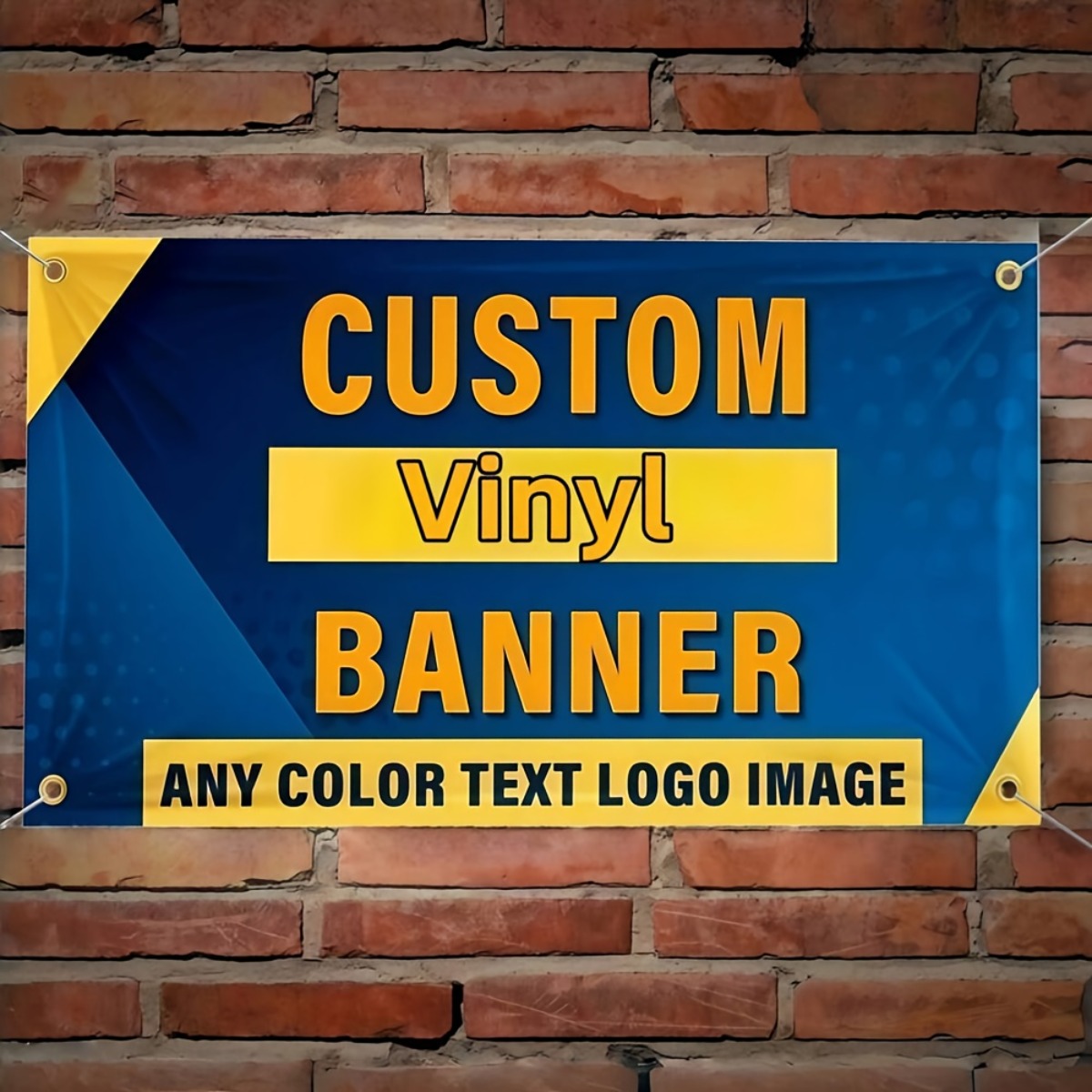 Commercial Banner Printing - Индивидуальный виниловый баннер с персонализированным текстом