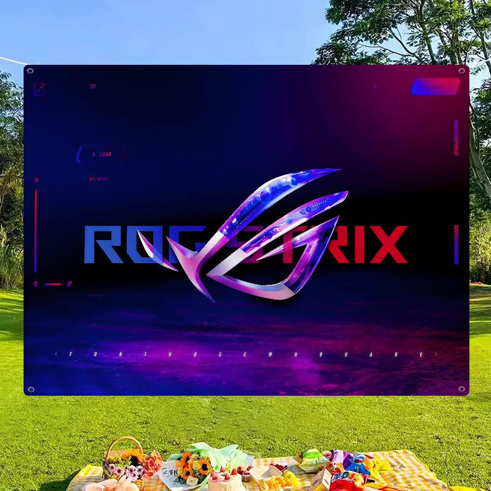 Commercial Banner Printing - A-AsuS-S R-ROG ЛОГОТИП Усовершенствованная печать Коммерческий