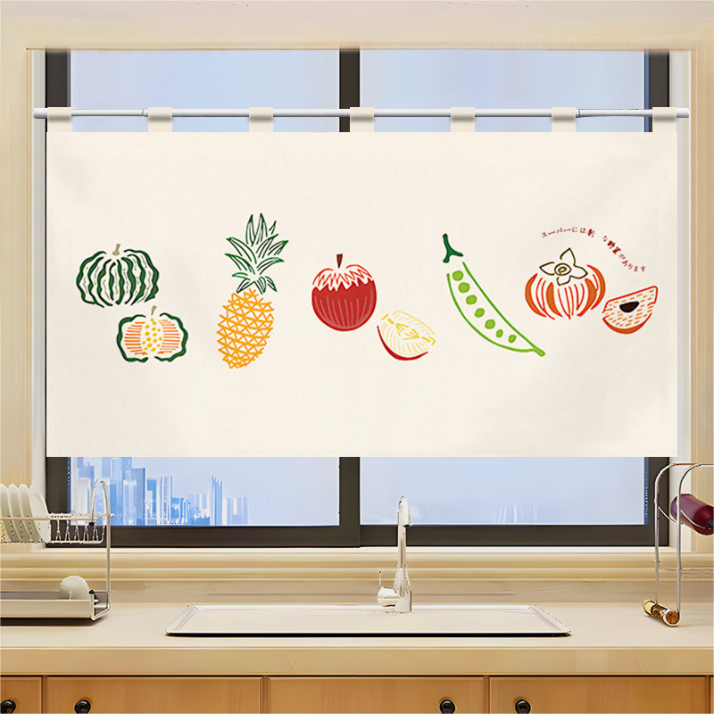 Занавеска-полунорен VIKAMA Gri – обзор и цена Commercial Window Printing