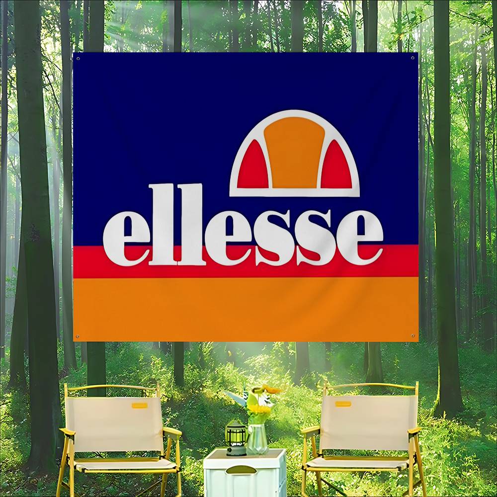 Флаг компании E-Ellesse с улуч – обзор и цена Commercial Banner Printing