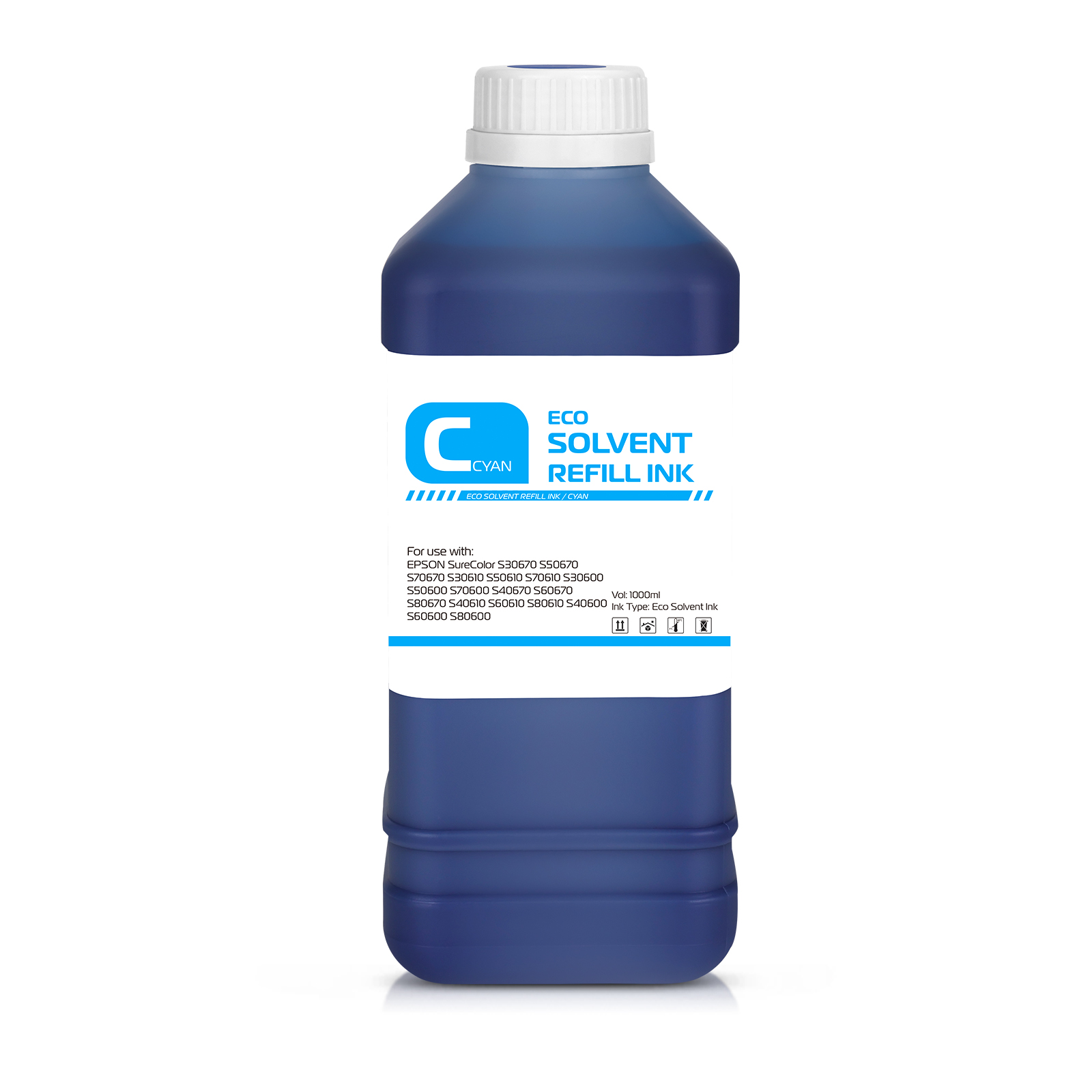 Экосольвентные чернила 1000 мл – обзор и цена Eco Solvent Ink Cartridge