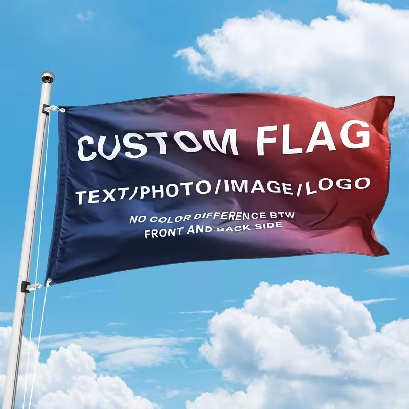 Флаг-баннер с индивидуальным т – обзор и цена Commercial Banner Printing